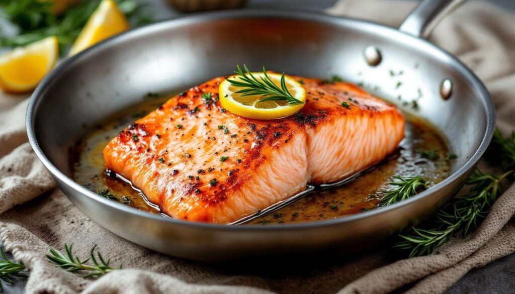 Lachs richtig braten: Warum die Hautseite laut Steffen Henssler immer 80 Prozent der Garzeit bekommt