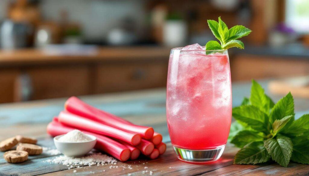 Rhabarber-Schorle selber machen: Nur 3 Zutaten und erfrischender als jede gekaufte Limonade