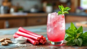 Rhabarber-Schorle selber machen: Nur 3 Zutaten und erfrischender als jede gekaufte Limonade