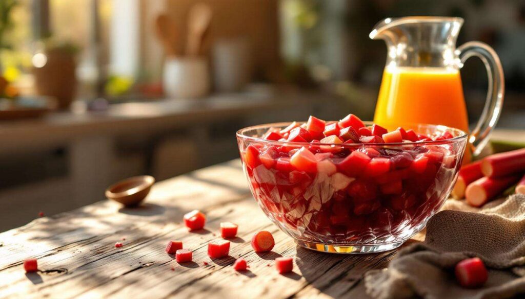 Rhabarber-Kompott in 10 Minuten: Warum ein Schuss Orangensaft den Geschmack völlig verändert
