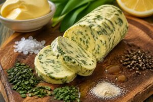 Bärlauchbutter in 10 Minuten, im Gefrierfach laut Kräuterexperten bis zu 6 Monate haltbar