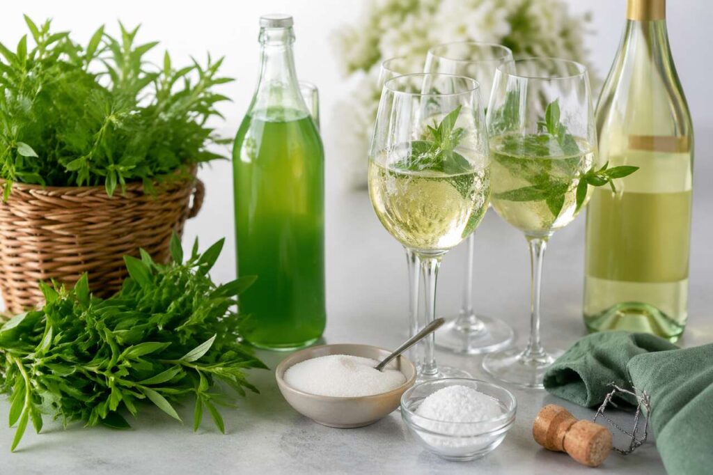 Maibowle selber machen, warum Waldmeister erst nach 24 Stunden Welken sein Aroma entfaltet