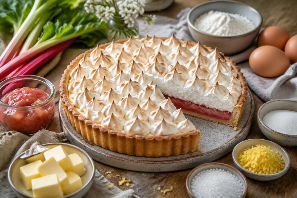 Rhabarber-Baiser-Tarte im Mai: Wiener Konditoren verraten ihren Trick für die stabile Haube
